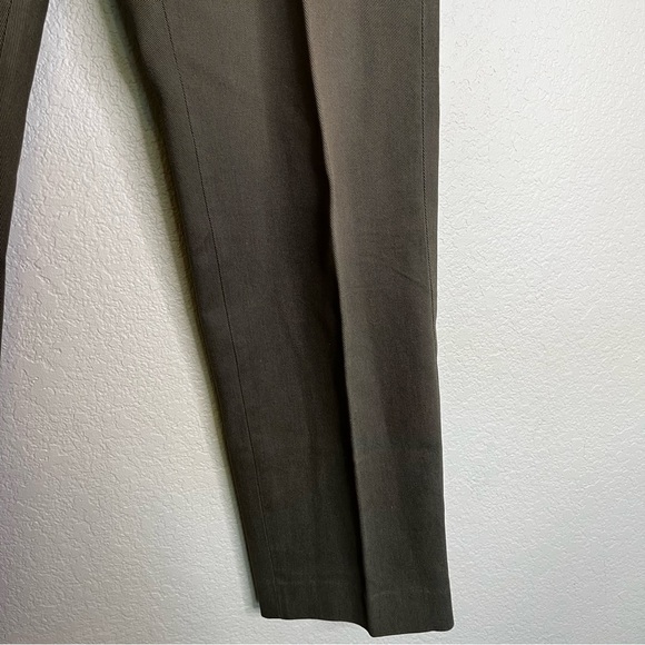 Banana Republic Men's Olive Green/Brown Cotton Dress Pants Size 31/32 - Picture 6 of 14